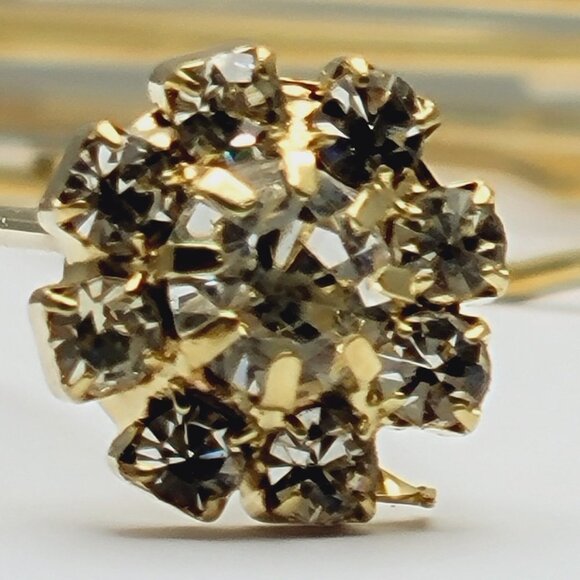 Gold Tone Wedding Crystal Hairpins - Picture 8 of 10